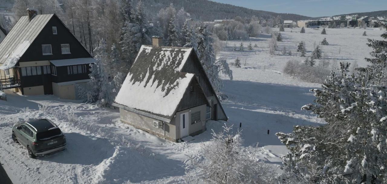 Chaloupka Na Vrsku Villa Loucna pod Klinovcem Exterior photo